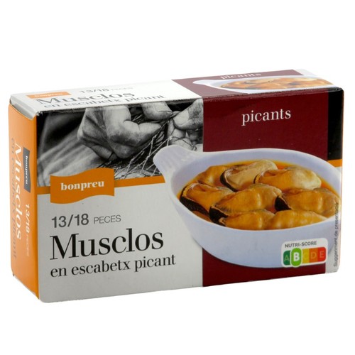 BONPREU Musclos en escabetx picant