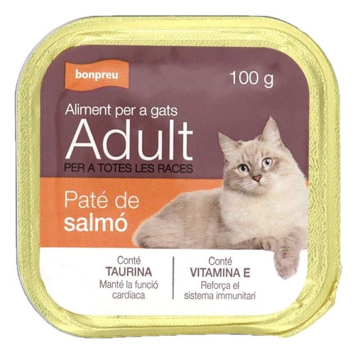 BONPREU Menjar de salmó per a gat adult