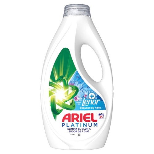 ARIEL Detergent líquid platinum lenor de 25 dosis