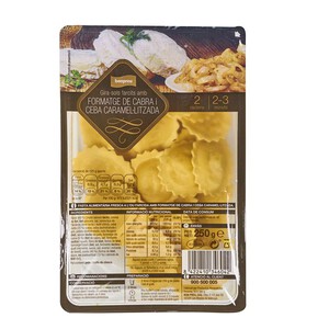 BONPREU Girasoles rellenos queso cabra y cebolla 0.25kg