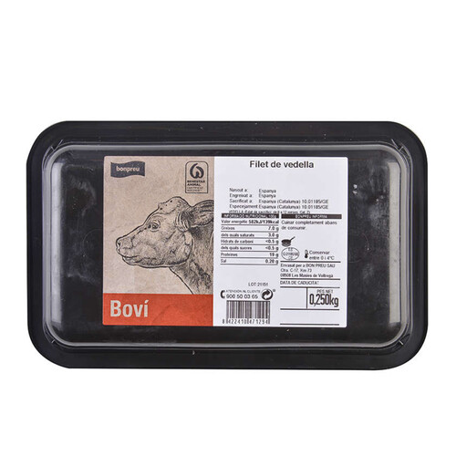 BONPREU Filet de vedella