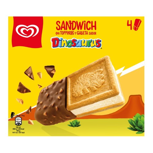 FRIGO Gelat sandvitx Dinosaurius