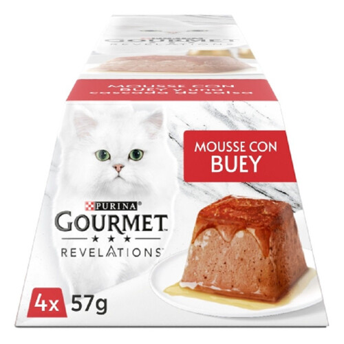GOURMET REVELATIONS Menjar en mousse de bou per a gat adult