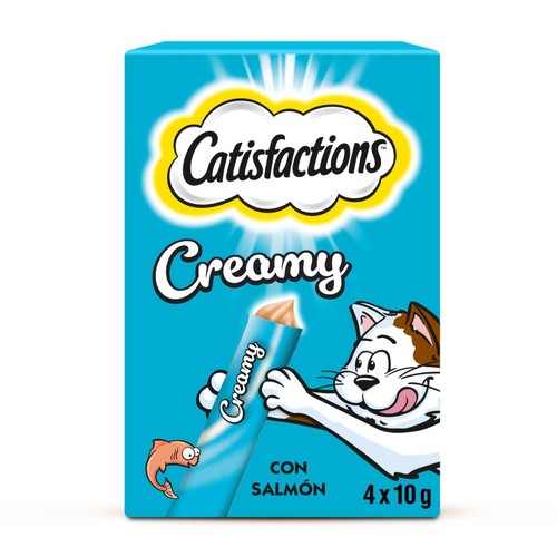 CATISFACTIONS Snack de salmó Creamy per a gat