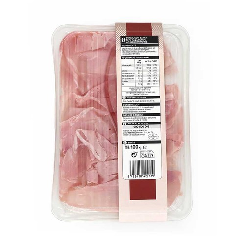 BONPREU Pernil cuit extra 50%Duroc pètals