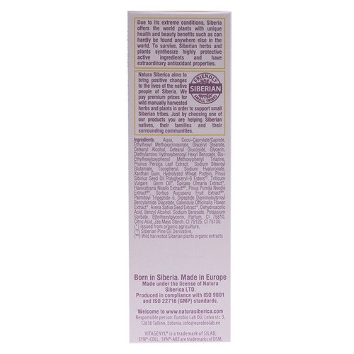 NATURA SIBERICA Crema facial de dia lífting rejovenidora