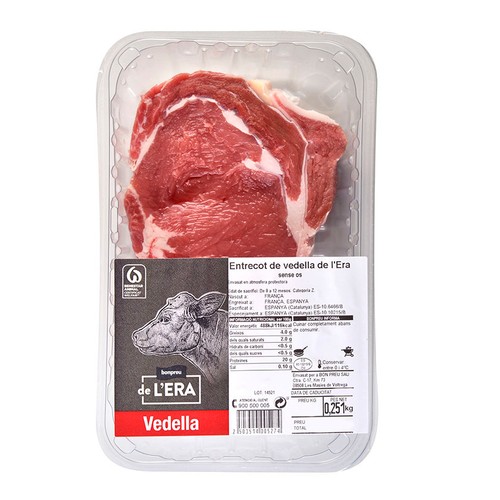 BONPREU DE L'ERA Entrecot de vedella sense os