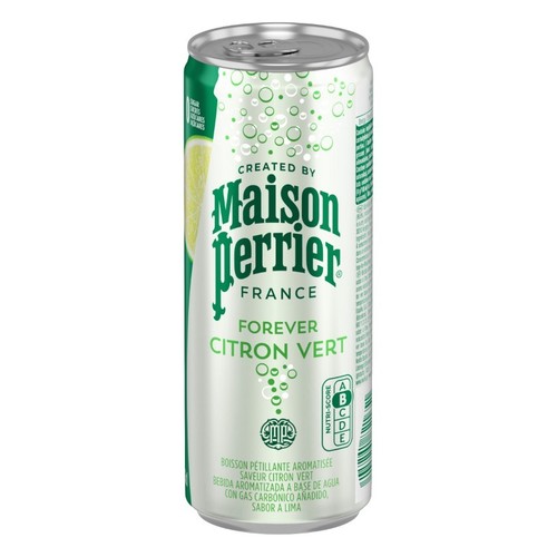 MAISON PERRIER Aigua amb gas amb gust de llima en llauna