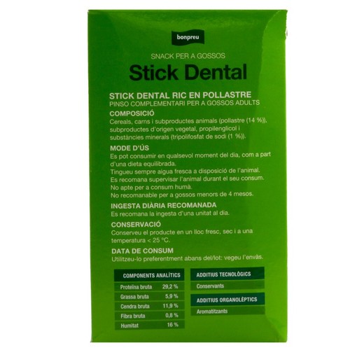 BONPREU Snack dental per a gos de raça mitjana