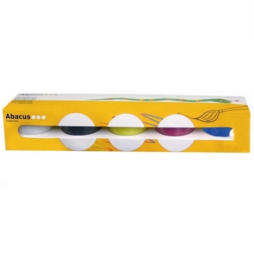 ABACUS Pintura témpera de cinc colors diferents