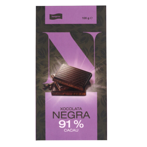BONPREU Xocolata negra 91%