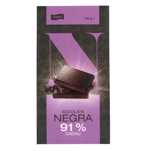 BONPREU Xocolata negra 91%