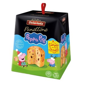 Imagen de DELAVIUDA Panettone xocolata i maduixa Peppa Pig