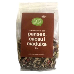 Imagen de ECOBASICS Llavors amb panses, cacau i maduixa ecològiques
