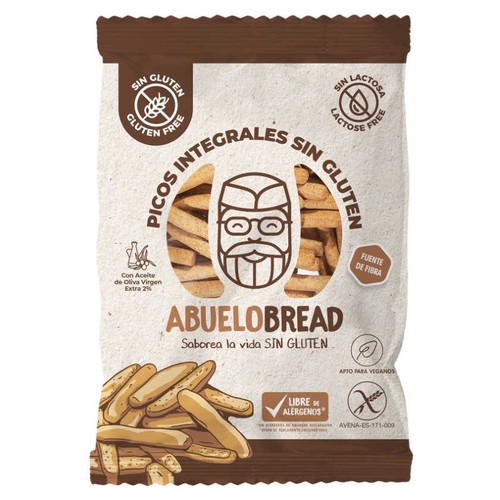 ABUELOBREAD Bastonets de pa integral sense gluten