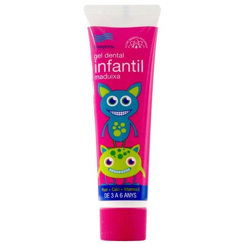 BONPREU Gel dental infantil maduixa
