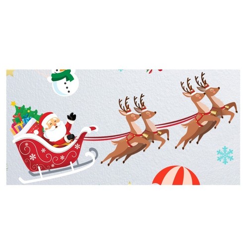 GUIRMA Adhesiu paret Pare Noel 25X70cm