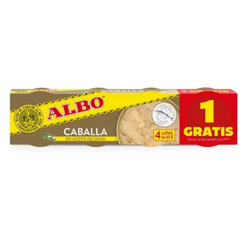 Filetes de caballa en aceite de oliva virgen extra