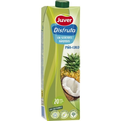 JUVER DISFRUTA Nèctar de pinya i coco en cartró