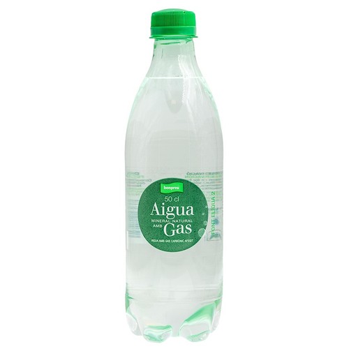 BONPREU Aigua amb gas 50 cl