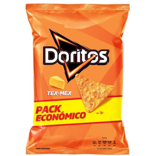 DORITOS Snacks de blat de moro amb gust de formatge Tex-Mex