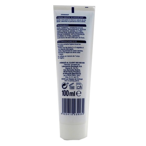 BONPREU Crema dental blanquejant
