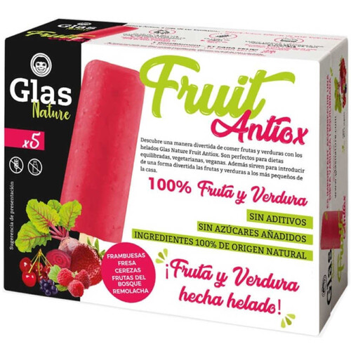 GLAS NATURE Gelat antiox de fruita i verdura