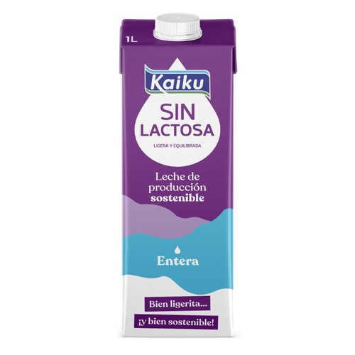KAIKU Llet sencera sense lactosa en cartró