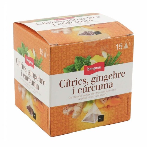 BONPREU Infusió de cítrics, gingebre i cúrcuma