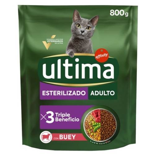 ULTIMA Menjar de bou per a gat esterilitzat