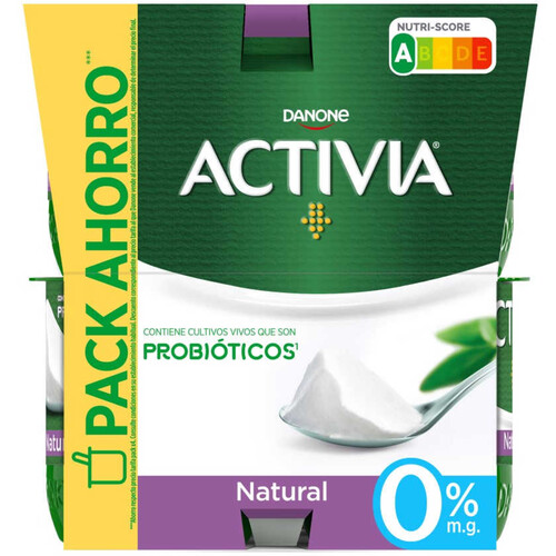 ACTIVIA Iogurt natural 0%