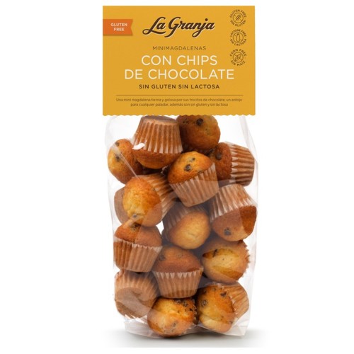 LA GRANJA Magdalenes mini xocolata xips sense gluten