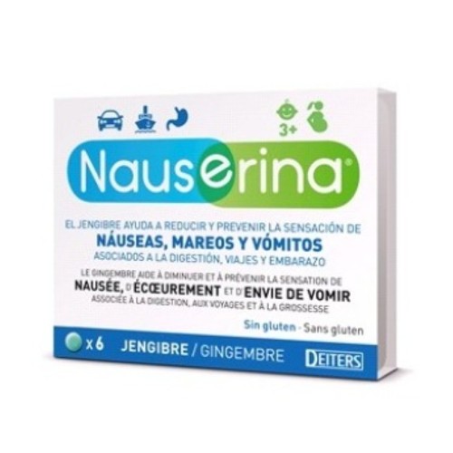 NAUSERINA Comprimits anti náusea, mareigs i vòmits