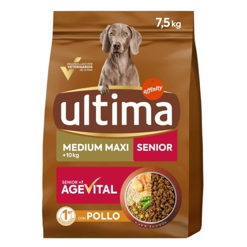 ULTIMA Menjar de pollastre per a gos sènior