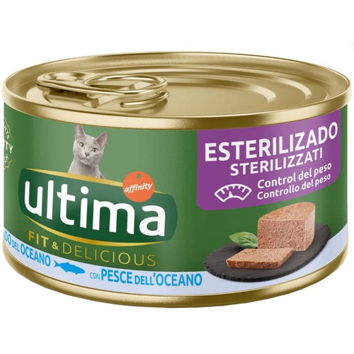 ULTIMA Menjar de peix per a gat esterilitzat Fit & Delicious