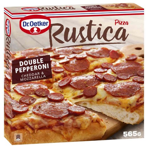 RUSTICA Pizza doble de pepperoni