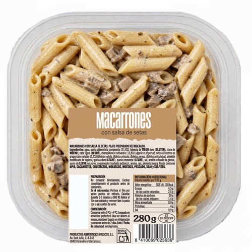  Macarrons amb bolets