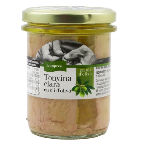 BONPREU Filetes de anchoa del Cantábrico en aceite de oliva