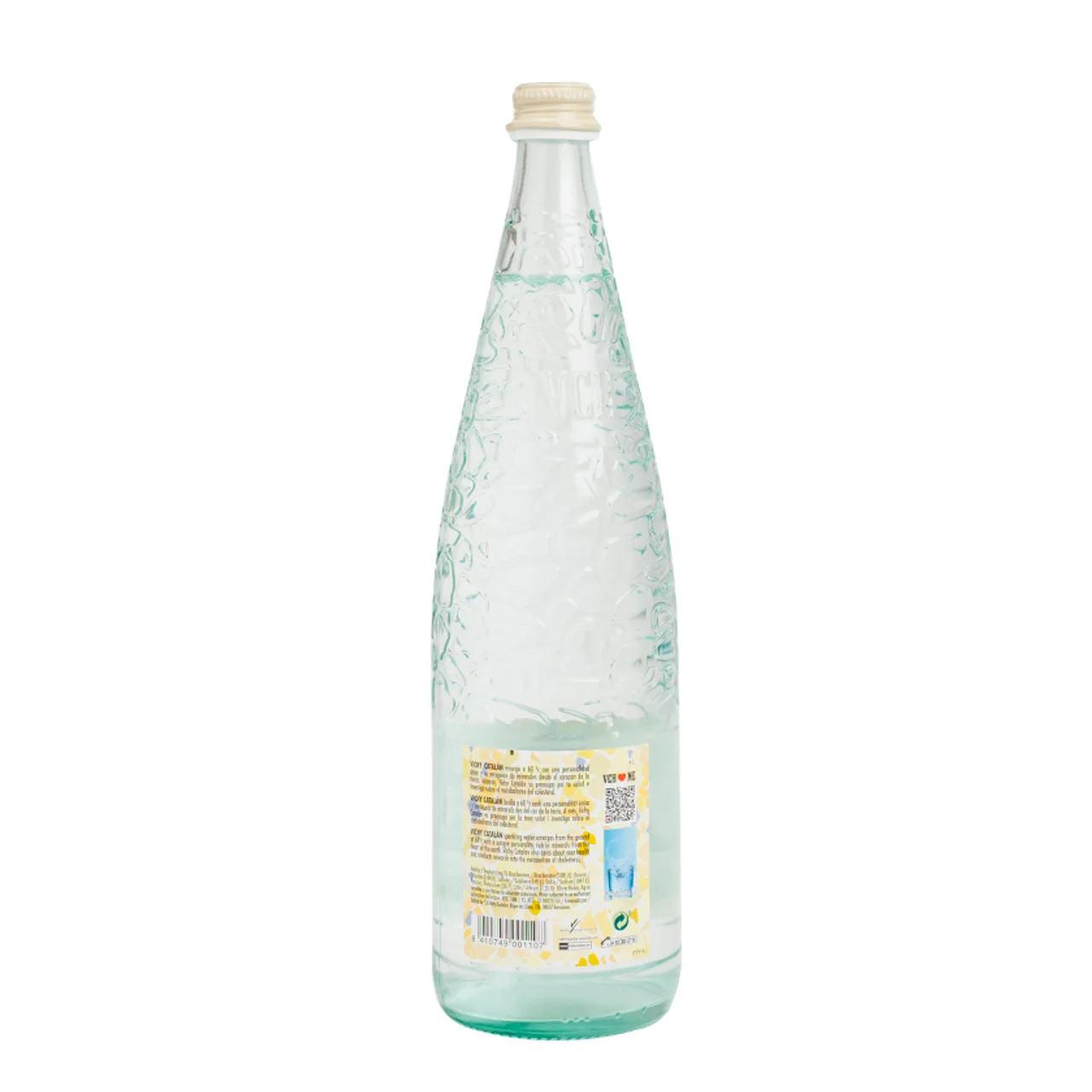 Agua mineral con gas 1 L