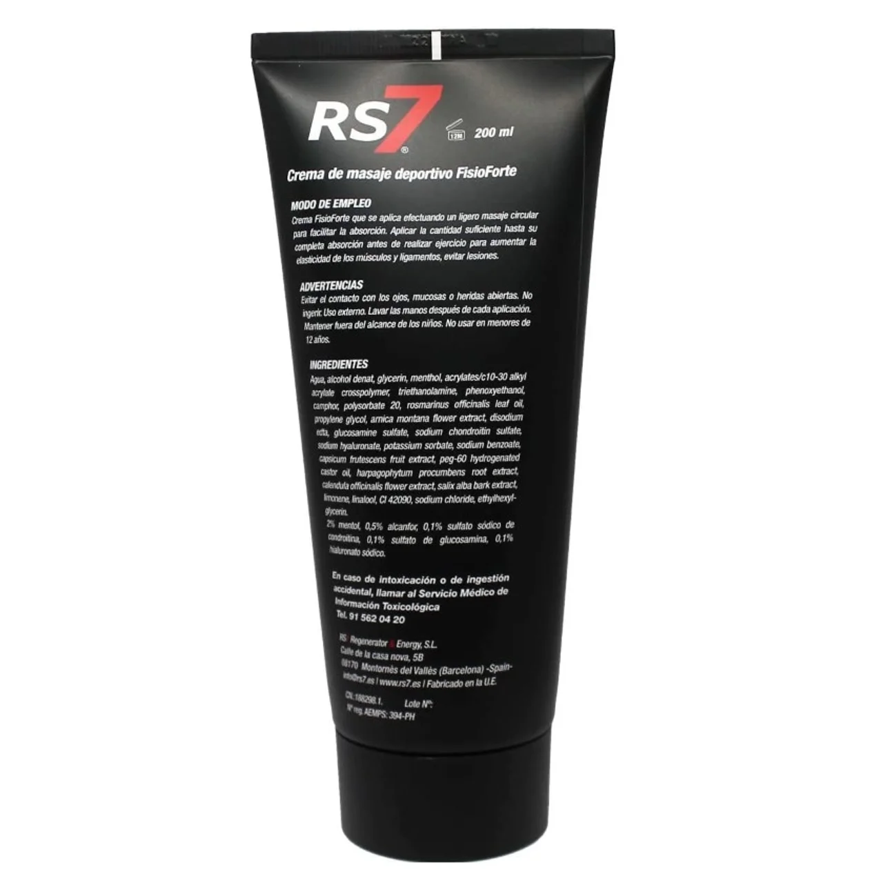 Crema para masaje fisioforte