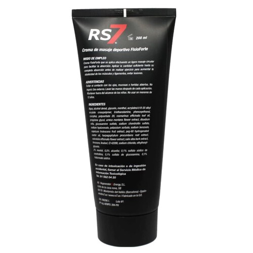 RS7 Crema per a massatge fisioforte