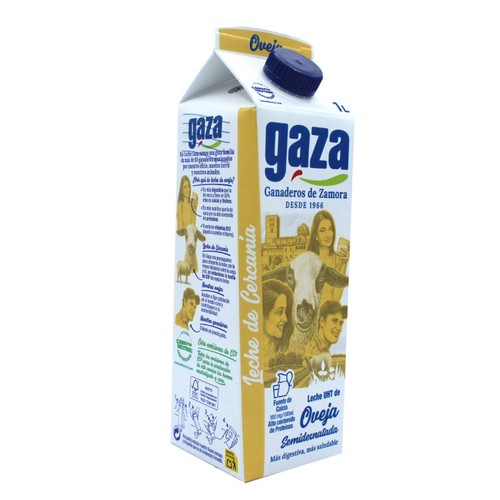 GAZA Llet semidesnatada d'ovella en cartró