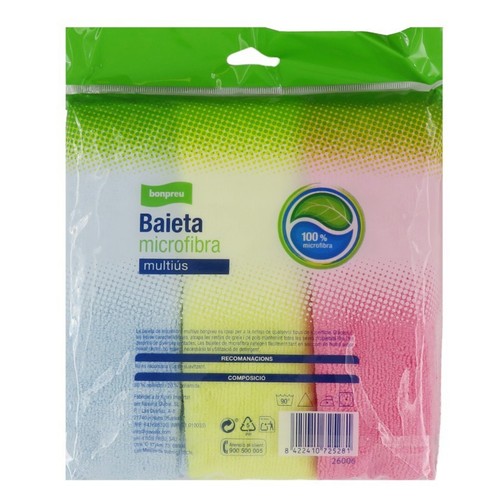 BONPREU Baieta microfibra multiús