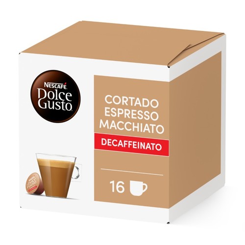 DOLCE GUSTO Càpsules de cafè tallat descafeïnat