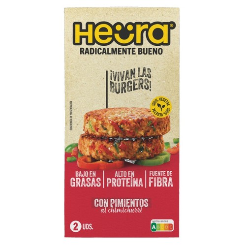 HEURA Burger  de pebrot i chimichurri