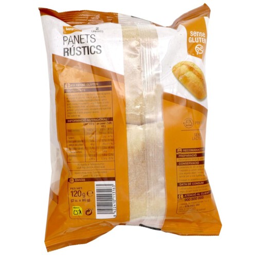 BONPREU Panets rústics sense gluten