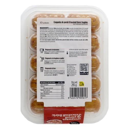 TERRA I TAST Croquetes de pernil d'enceball ibèric