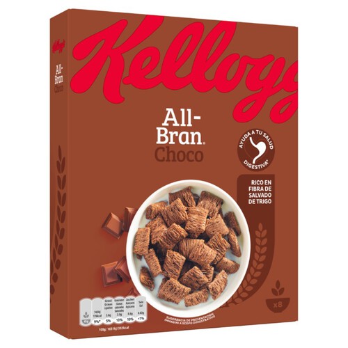KELLOGG'S Cereals de blat integral farcits amb xocolata All-Bran