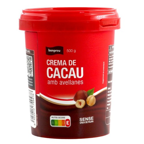 BONPREU Crema de cacau amb avellanes