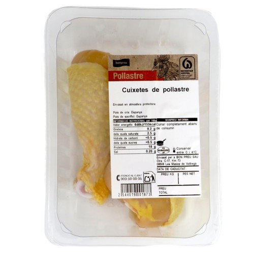 BONPREU Cuixetes de pollastre individual
